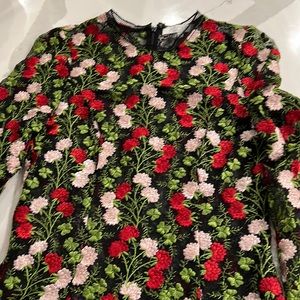 Alexis lace balloon sleeve blouse - S